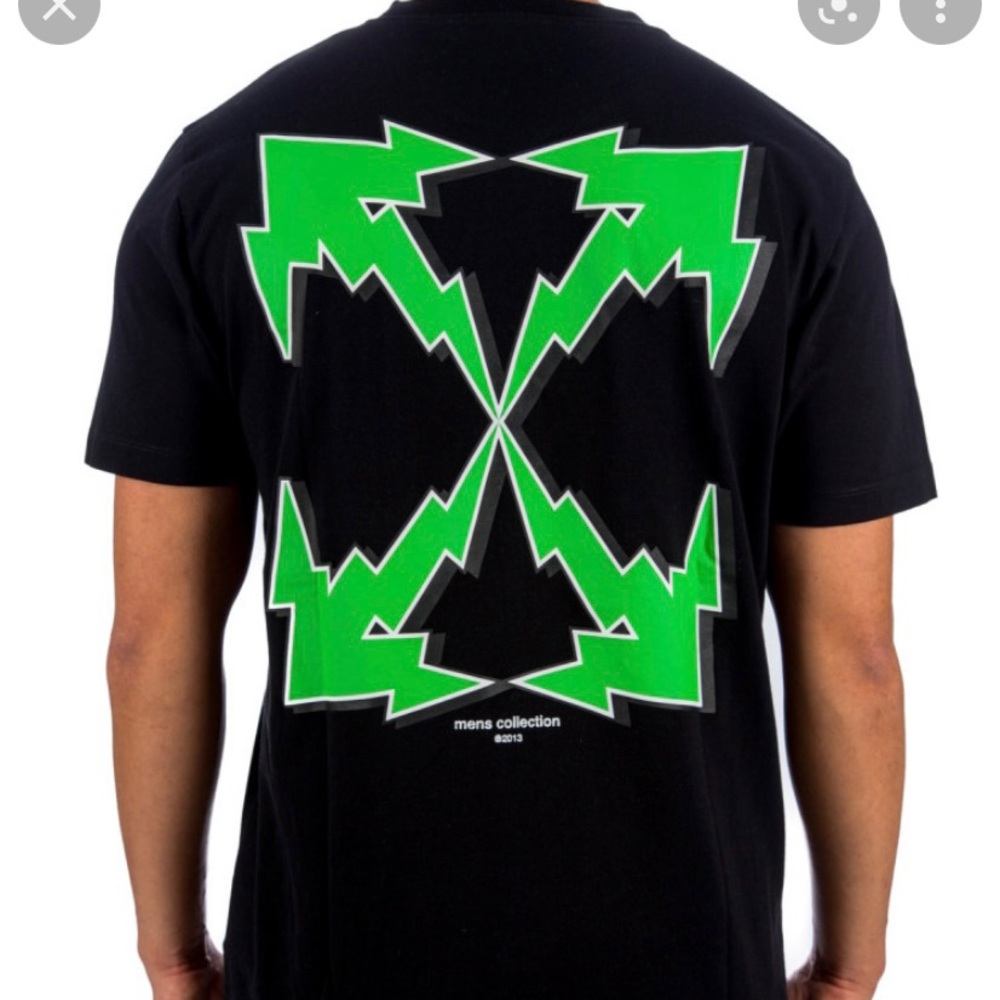 Pre owned Authentic Off White bolt arrow tee